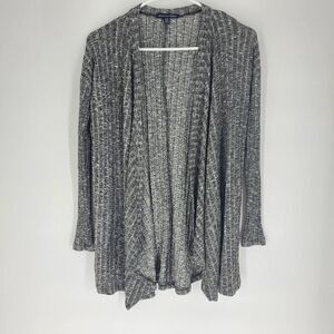 American Eagle grey cardigan heathered long sleeve